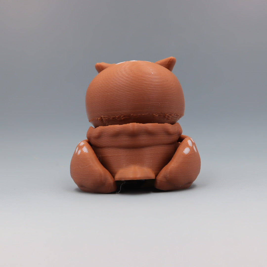 Brown Owl Flexi Wobaloo — 3D Printed Articulated Fidget Toy | Aussie Fusion