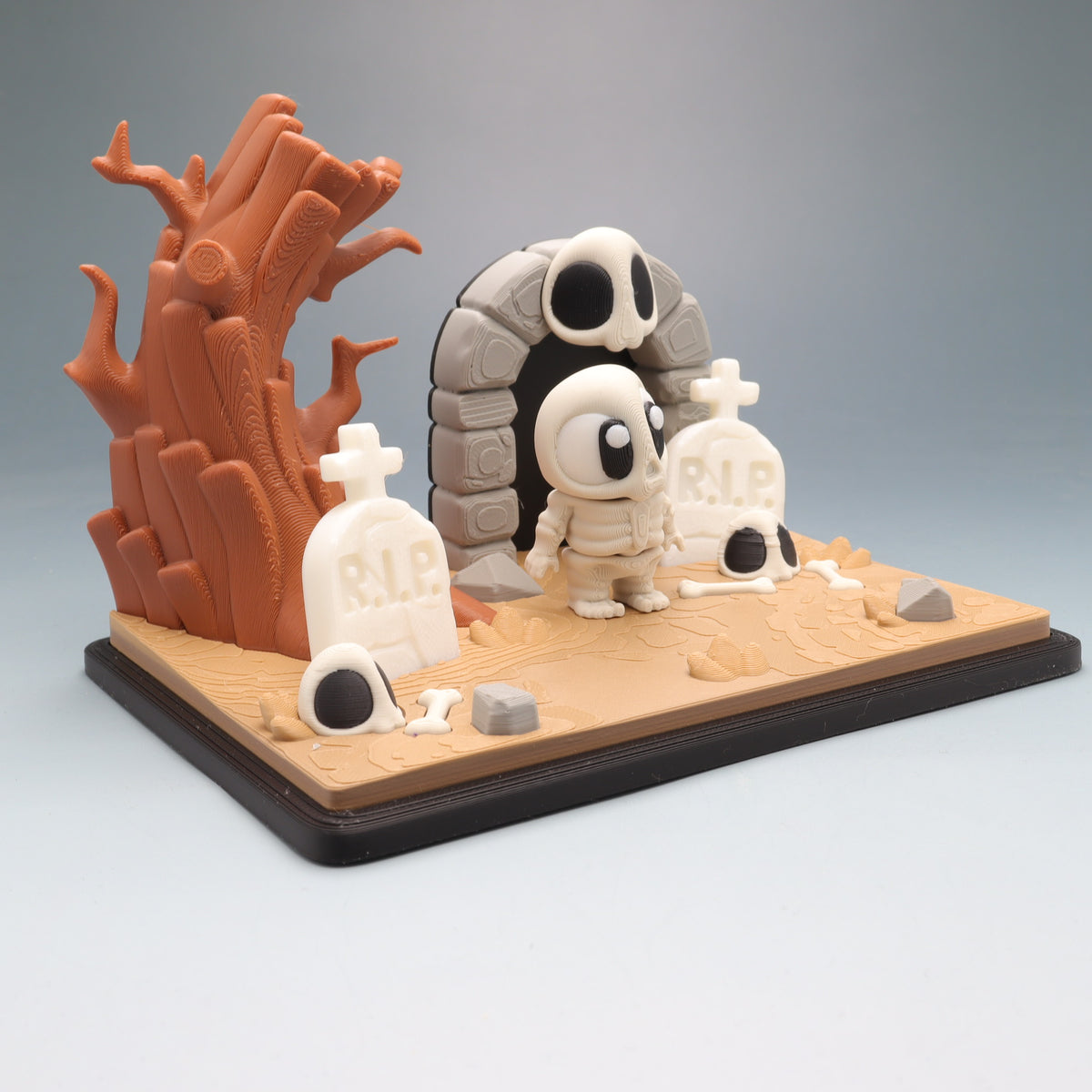 Skeleton Graveyard Playset