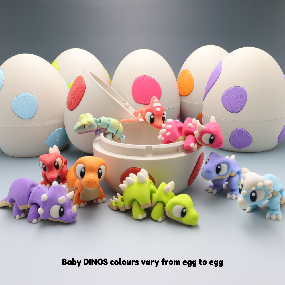 Dino Egg Surprise — 3D Printed Mystery Dinosaur Fidget Toy | Aussie Fusion