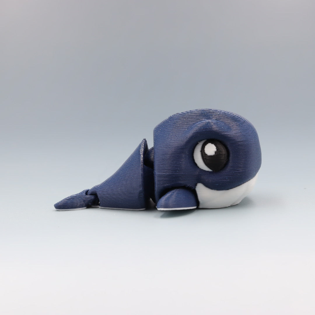 Whale Flexi Wobaloo — 3D Printed Articulated Fidget Toy | Aussie Fusion