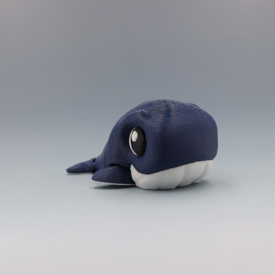 Whale Flexi Wobaloo — 3D Printed Articulated Fidget Toy | Aussie Fusion