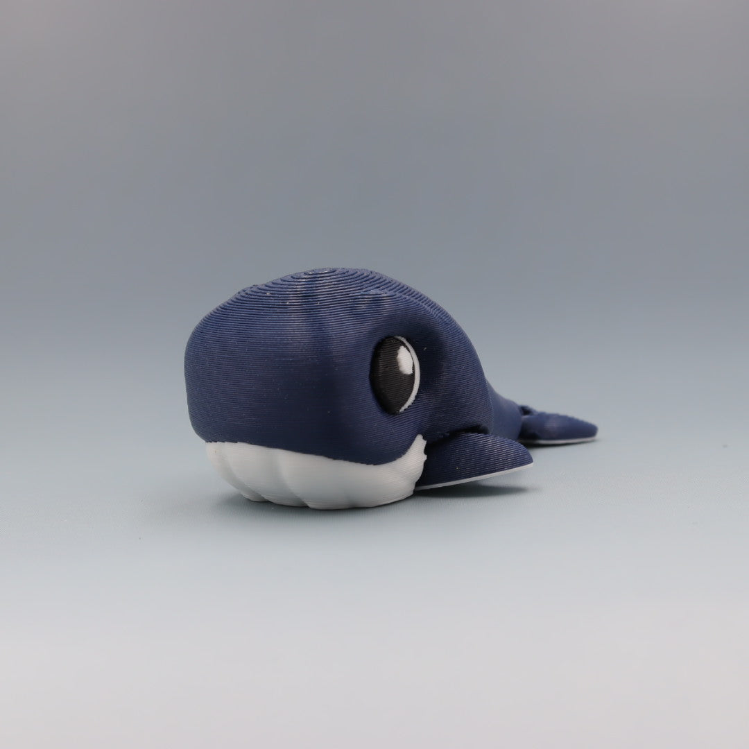 Whale Flexi Wobaloo — 3D Printed Articulated Fidget Toy | Aussie Fusion