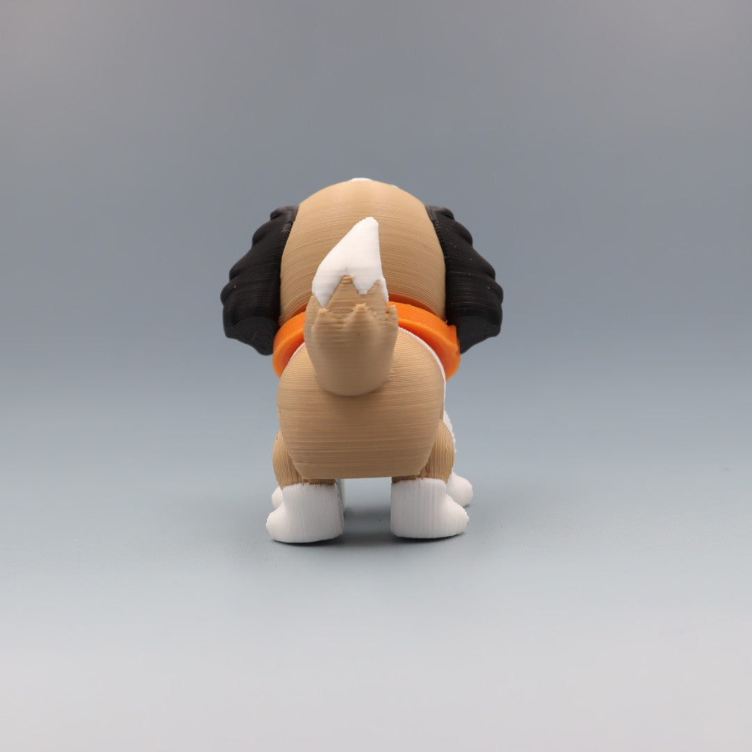 St Bernard Flexi Wobaloo — 3D Printed Articulated Dog Fidget Toy | Aussie Fusion