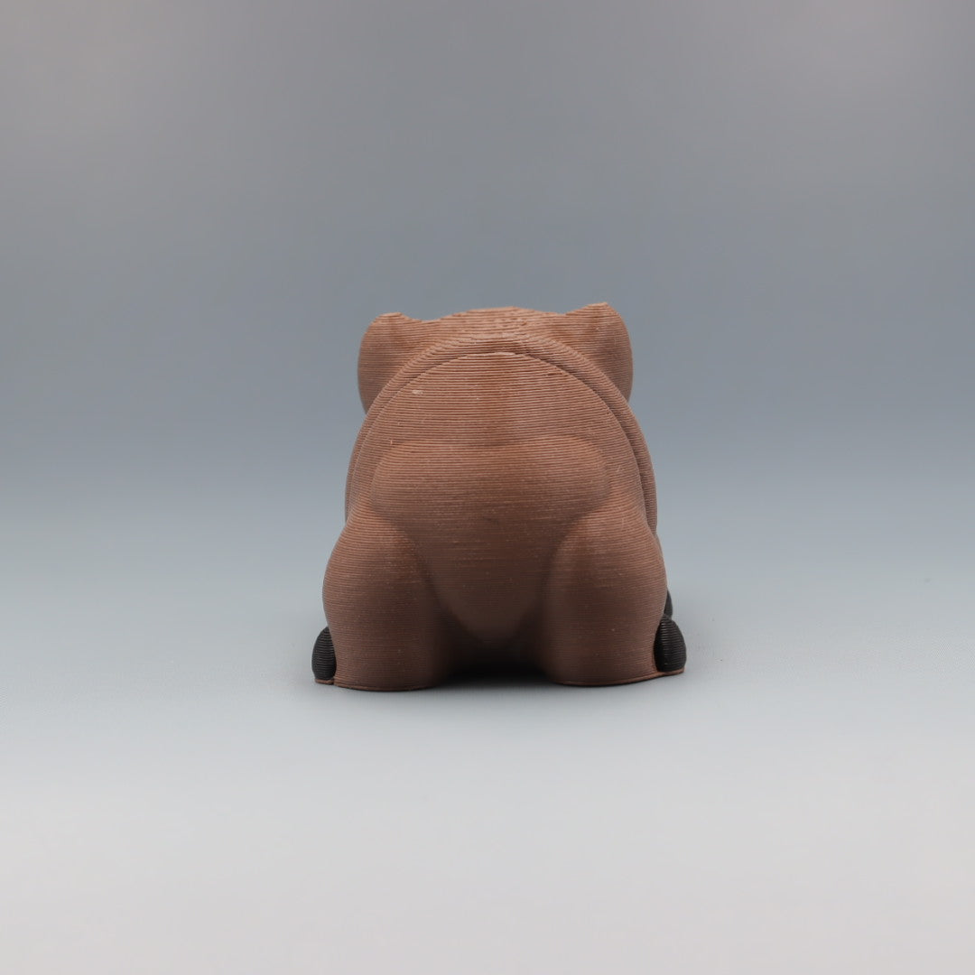 Wombat Flexi Wobaloo — 3D Printed Australian Animal Fidget Toy | Aussie Fusion
