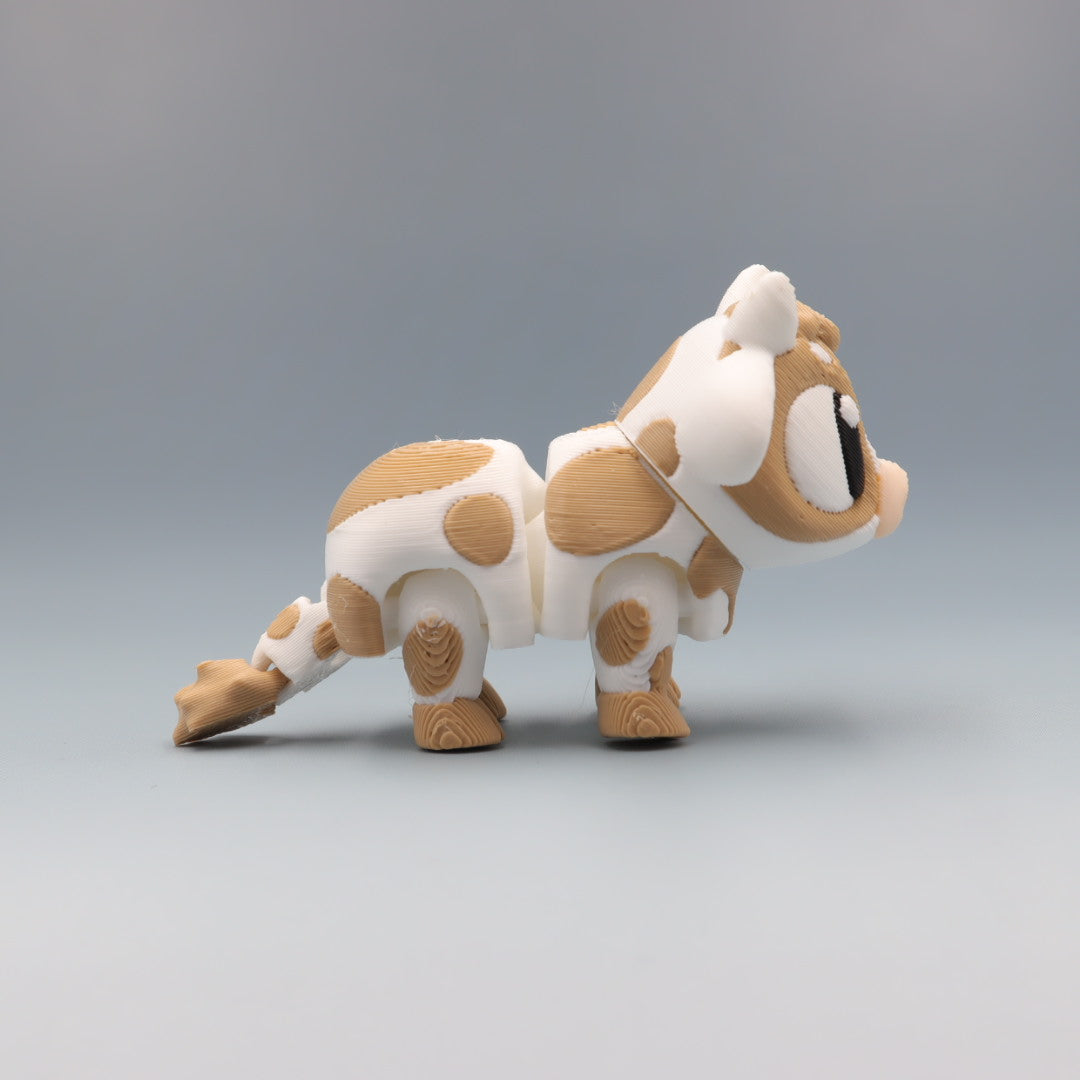 Cow Flexi Wobaloo — 3D Printed Articulated Fidget Toy | Aussie Fusion