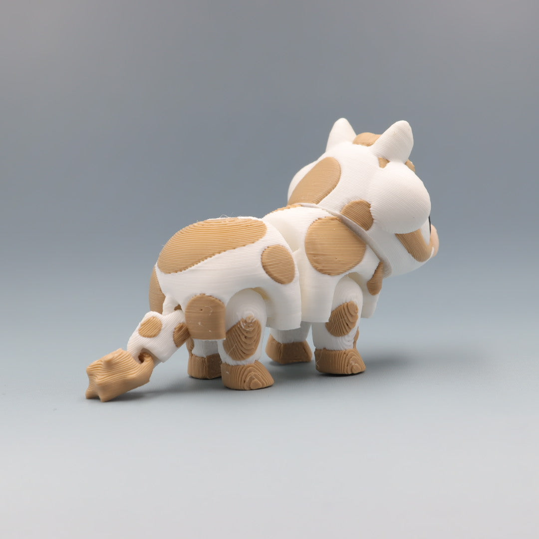 Cow Flexi Wobaloo — 3D Printed Articulated Fidget Toy | Aussie Fusion