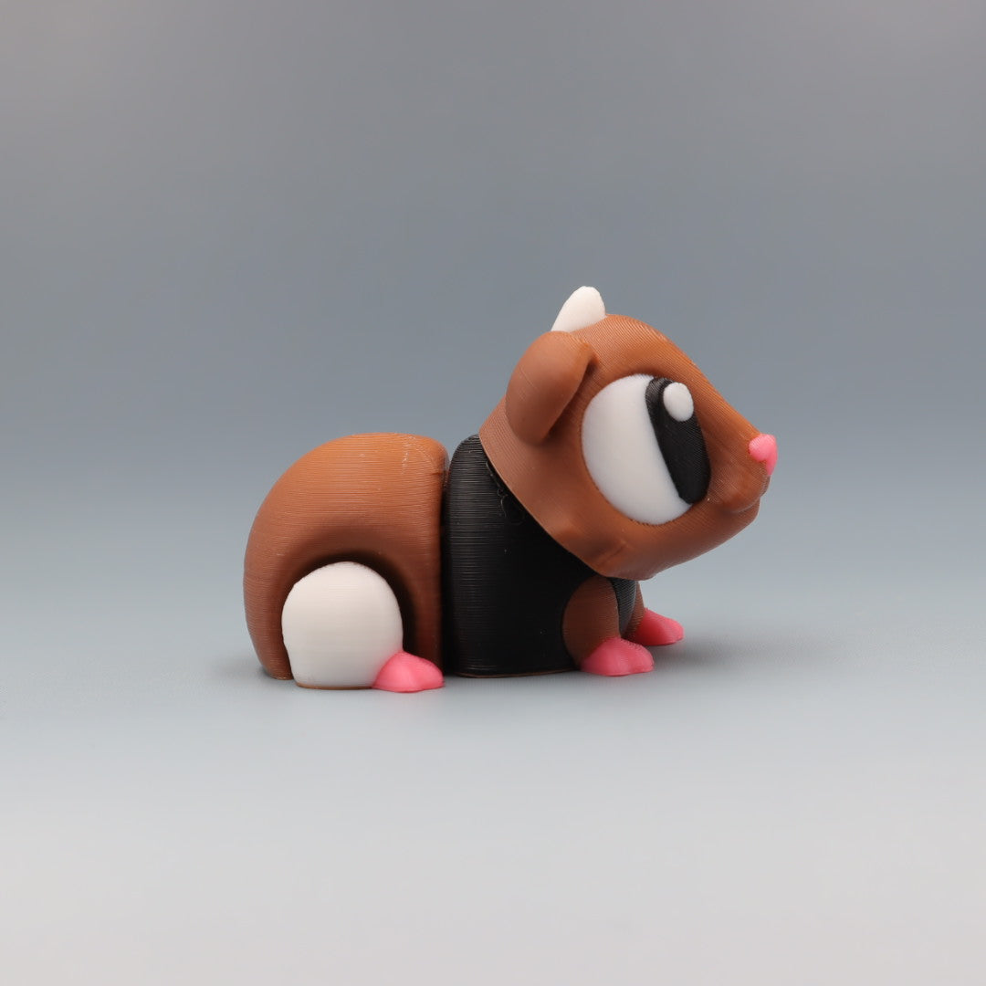 Guinea Pig Flexi Wobaloo — 3D Printed Articulated Fidget Toy | Aussie Fusion