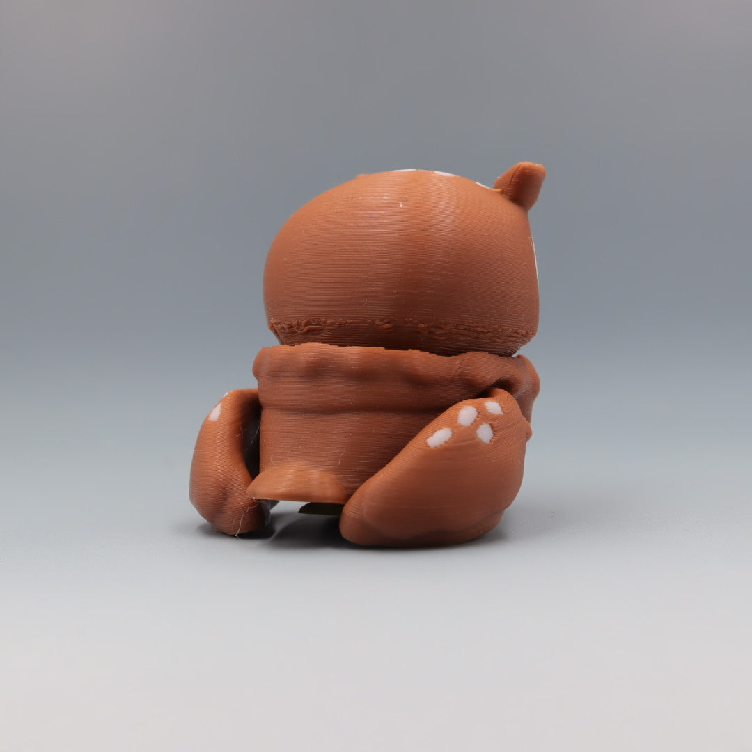 Brown Owl Flexi Wobaloo — 3D Printed Articulated Fidget Toy | Aussie Fusion