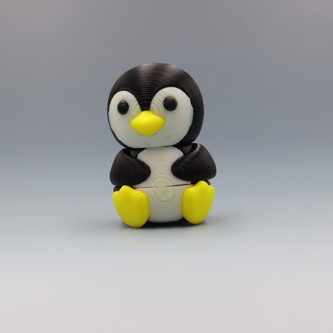 Penguin Flexi Wobaloo — 3D Printed Articulated Fidget Toy | Aussie Fusion