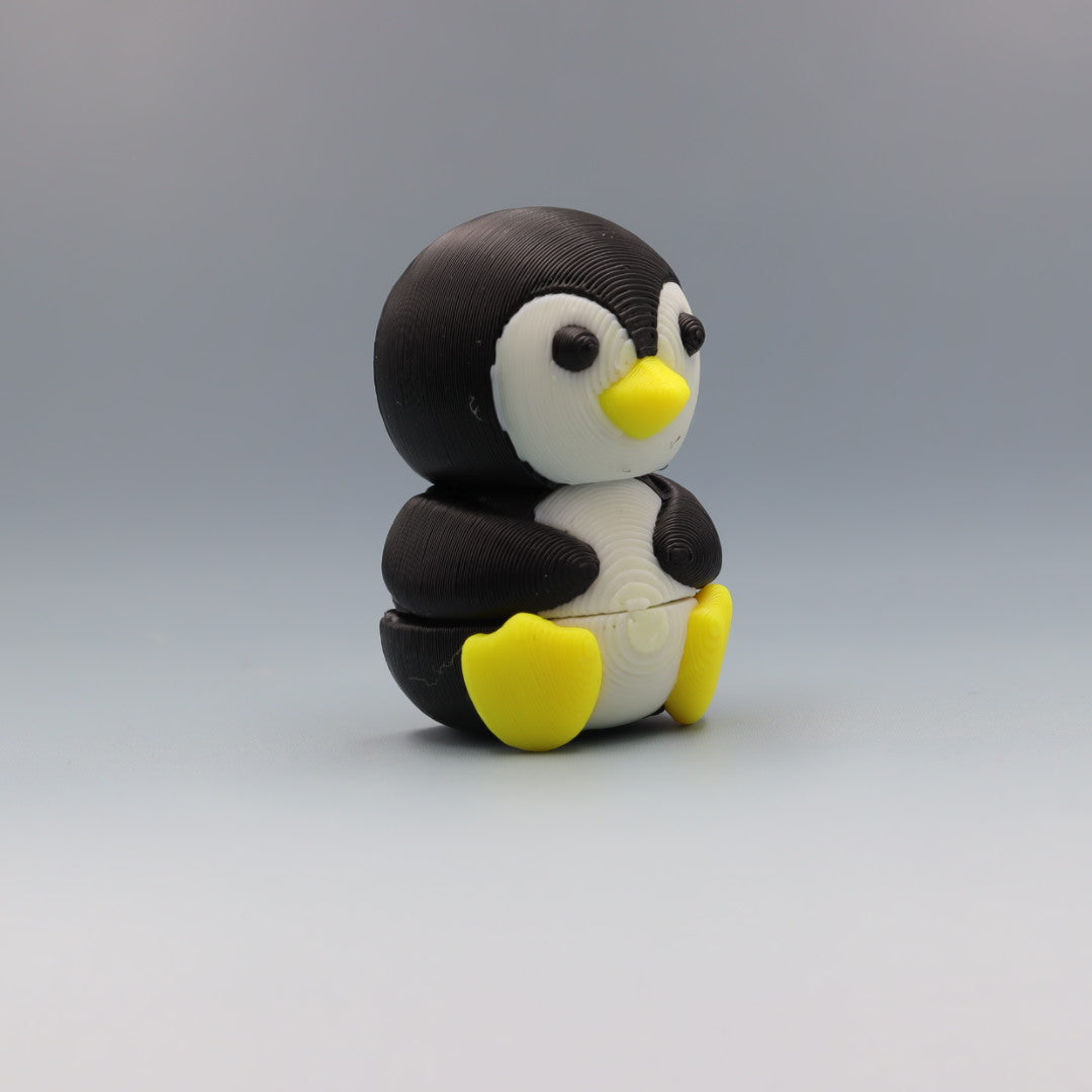Penguin Flexi Wobaloo — 3D Printed Articulated Fidget Toy | Aussie Fusion