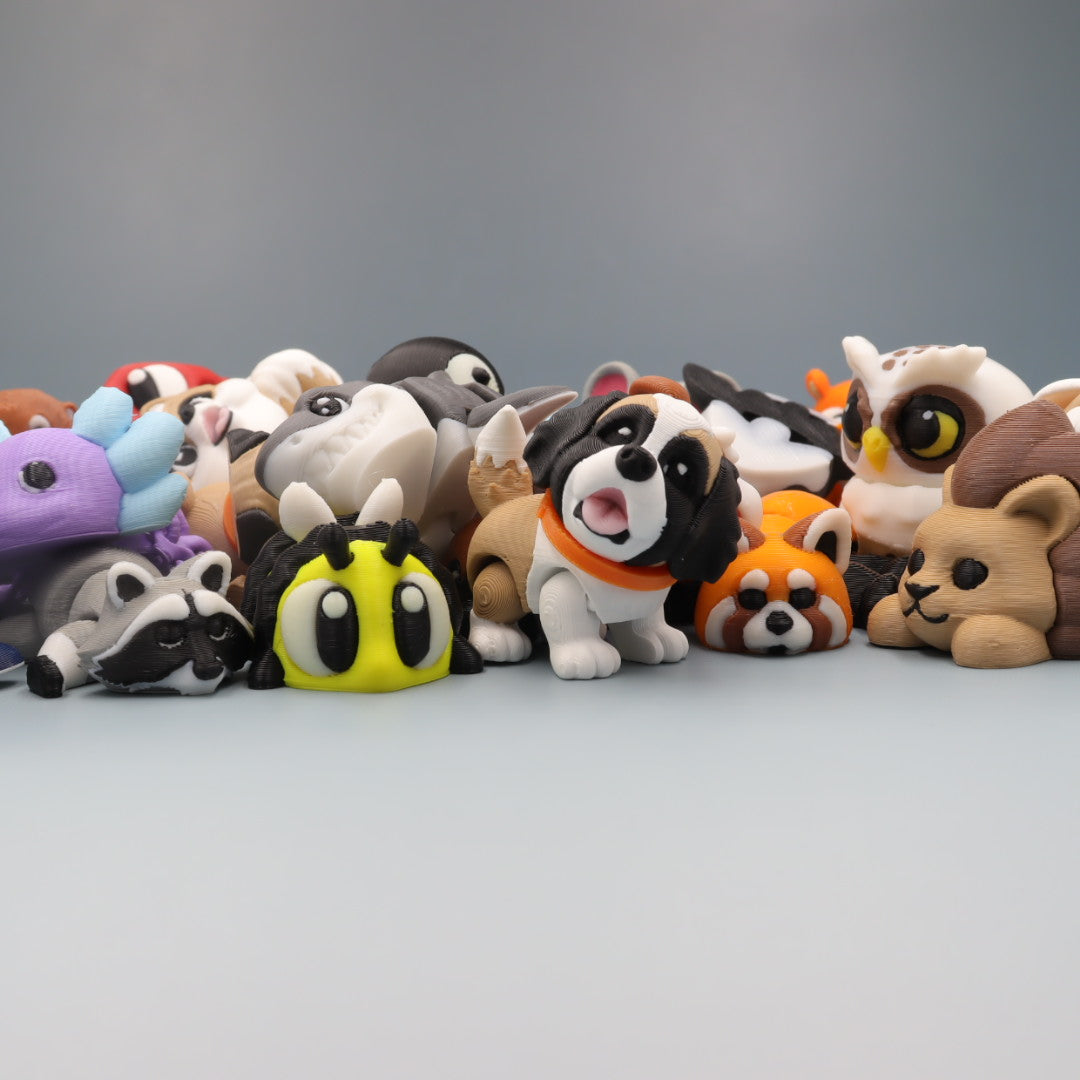 Random Pals Flexi Wobaloo — 3D Printed Articulated Fidget Toy Mystery Pack | Aussie Fusion