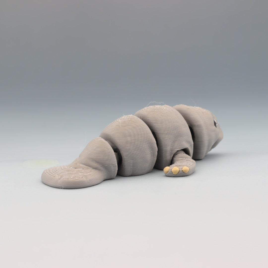 Manatee Flexi Wobaloo — 3D Printed Articulated Fidget Toy | Aussie Fusion