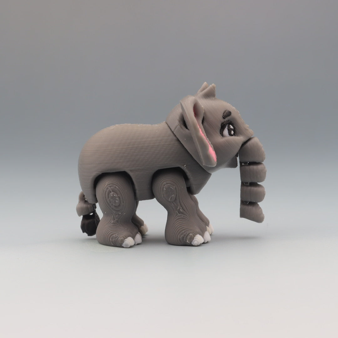 Elephant Flexi Wobaloo — 3D Printed Articulated Fidget Toy | Aussie Fusion