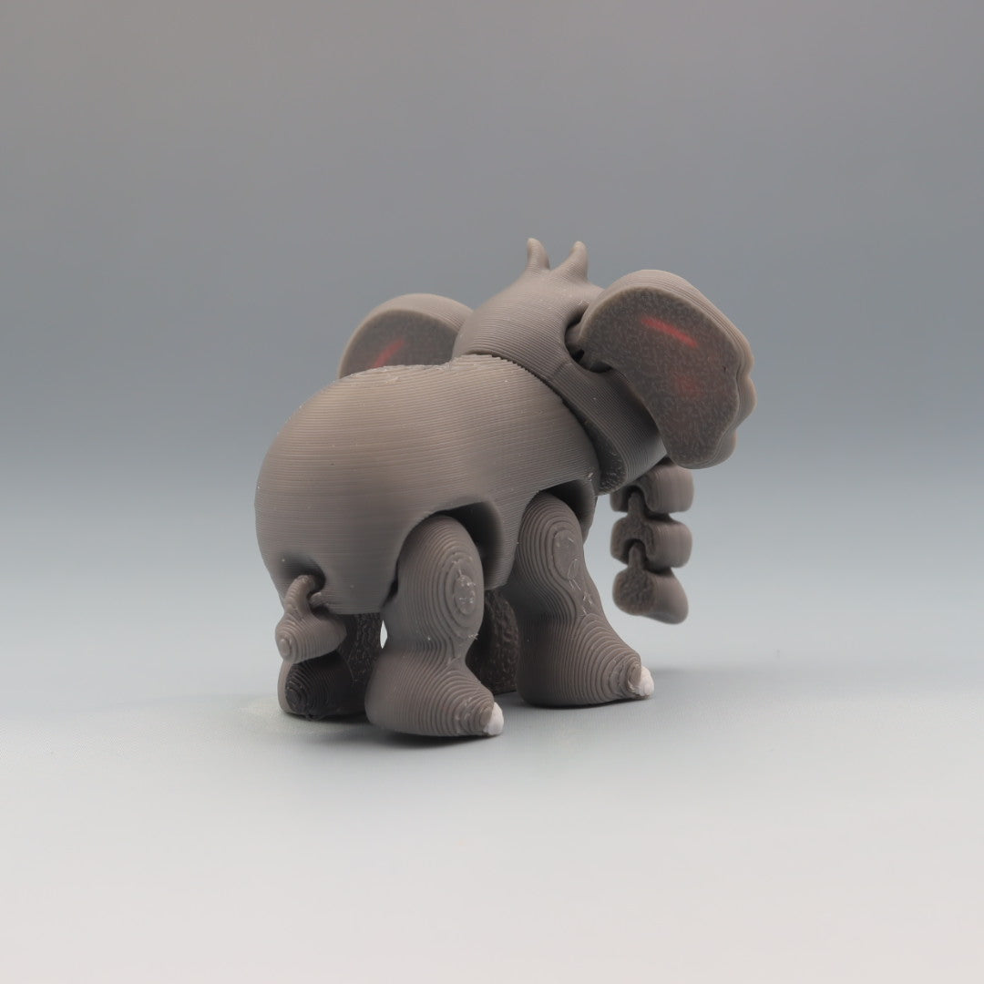 Elephant Flexi Wobaloo — 3D Printed Articulated Fidget Toy | Aussie Fusion