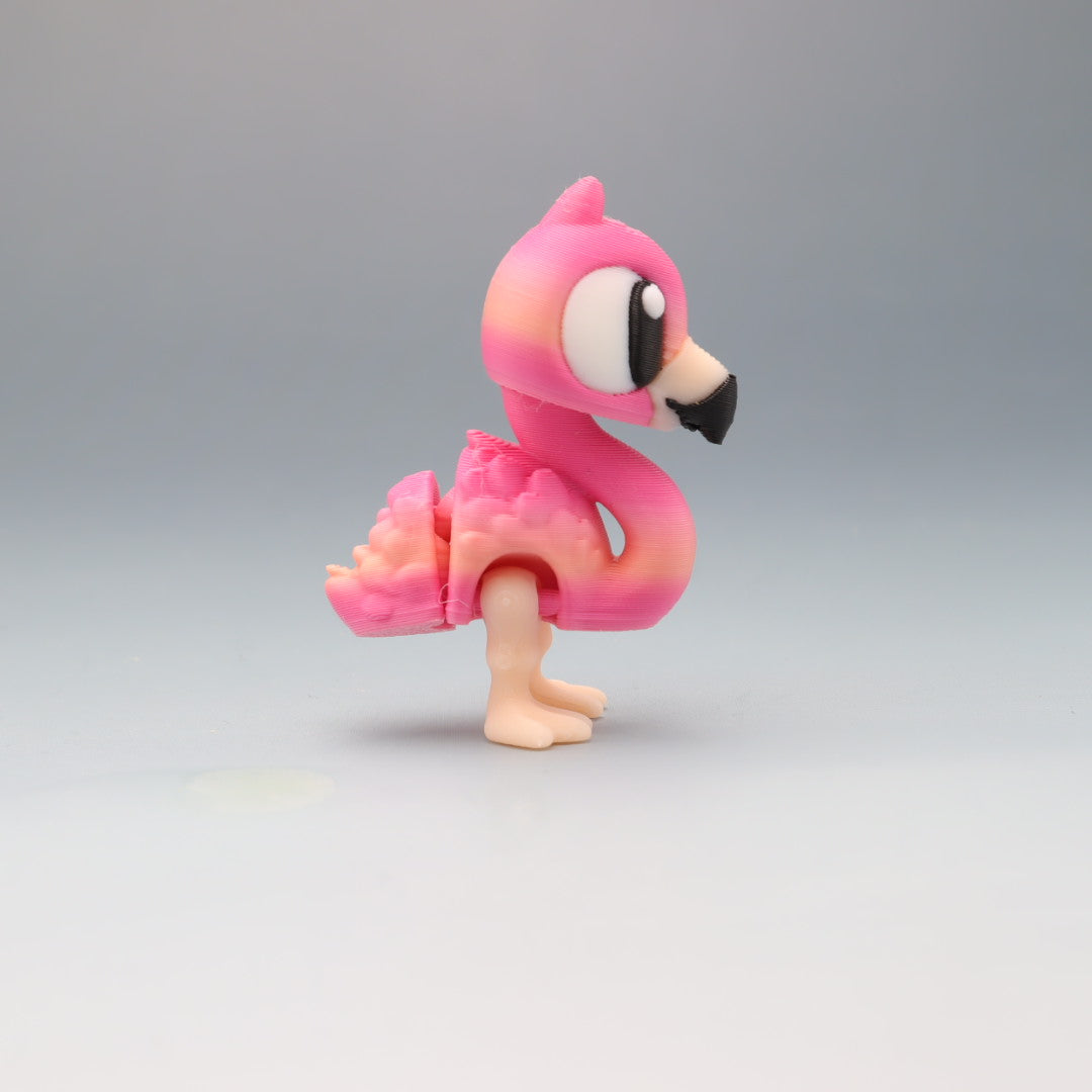 Flamingo Flexi Wobaloo — 3D Printed Articulated Fidget Toy | Aussie Fusion
