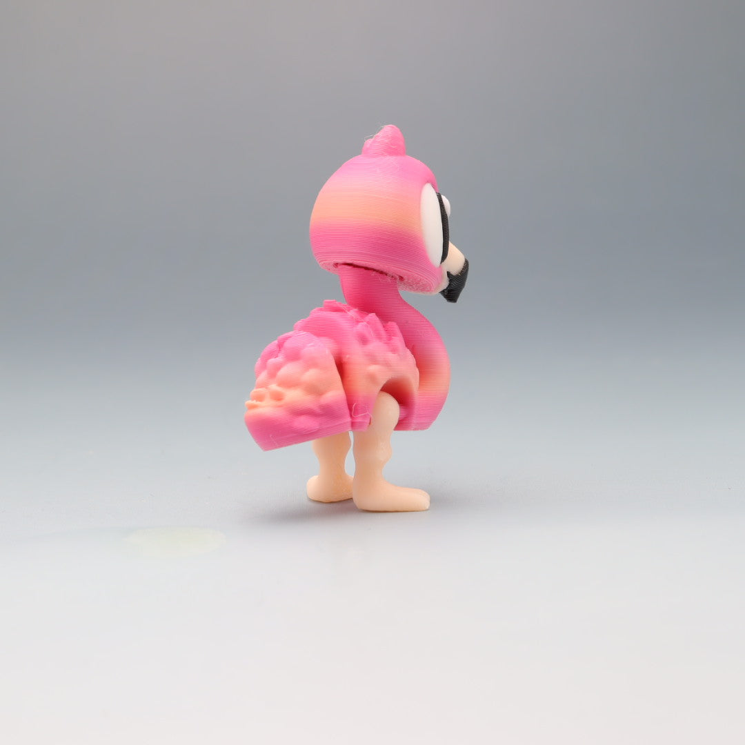 Flamingo Flexi Wobaloo — 3D Printed Articulated Fidget Toy | Aussie Fusion