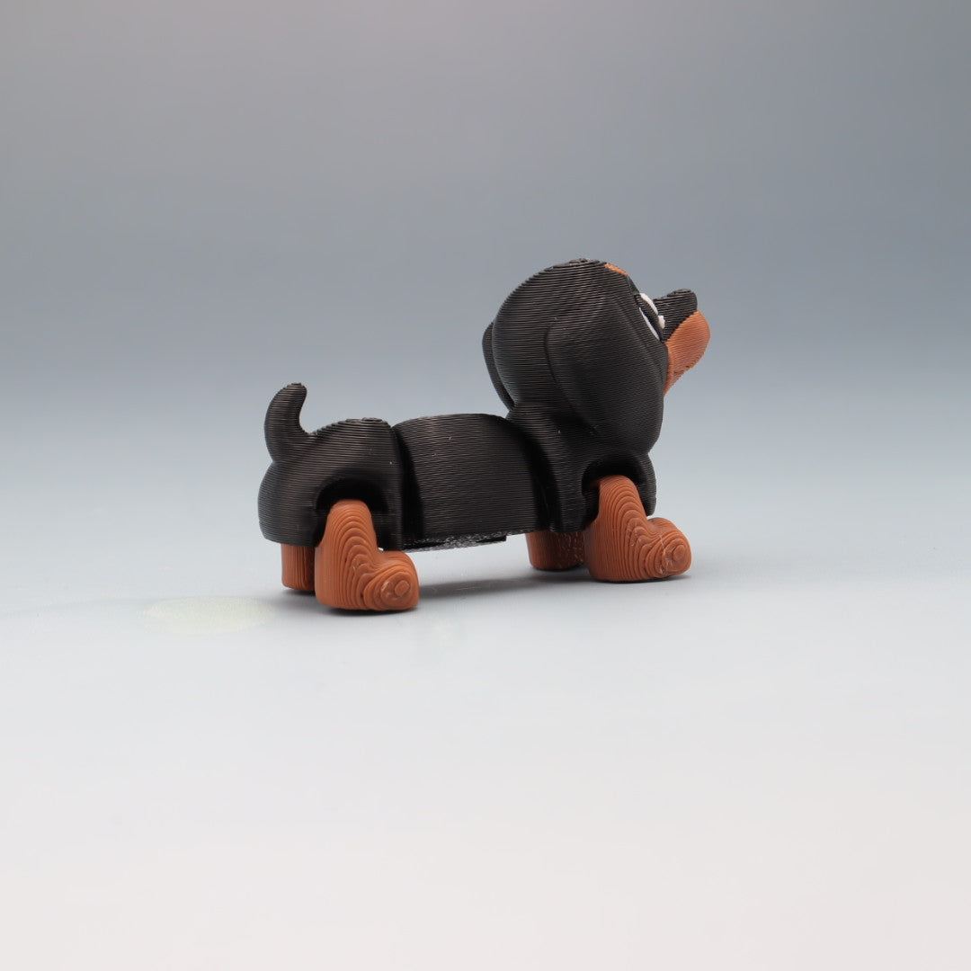 Dachshund Flexi Wobaloo — 3D Printed Articulated Dog Fidget Toy | Aussie Fusion