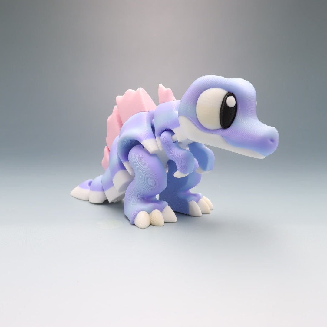 Spinosaurus Flexi Wobaloo — 3D Printed Articulated Dinosaur Fidget Toy | Aussie Fusion
