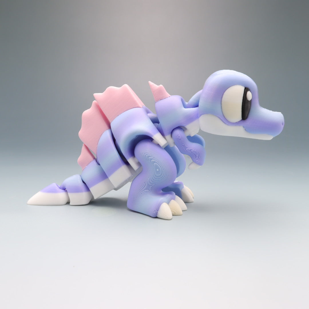 Spinosaurus Flexi Wobaloo — 3D Printed Articulated Dinosaur Fidget Toy | Aussie Fusion