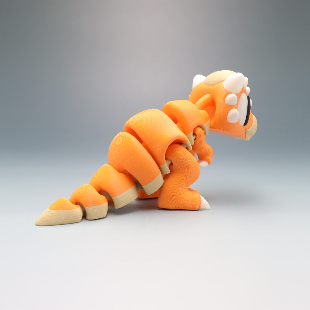 Stygimoloch Flexi Wobaloo — 3D Printed Articulated Dinosaur Fidget Toy | Aussie Fusion