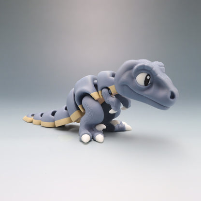 Velociraptor Flexi Wobaloo — 3D Printed Articulated Dinosaur Fidget Toy | Aussie Fusion