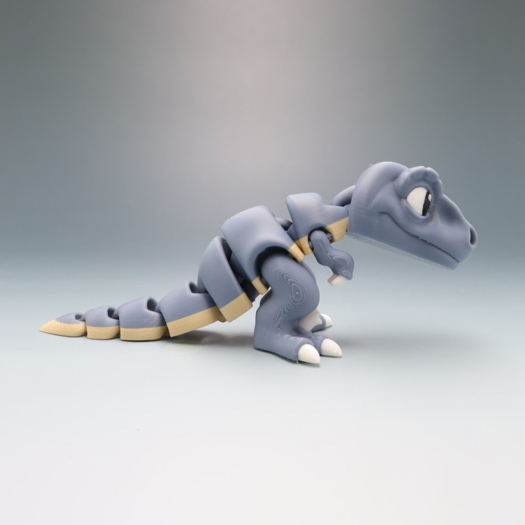 Velociraptor Flexi Wobaloo — 3D Printed Articulated Dinosaur Fidget Toy | Aussie Fusion