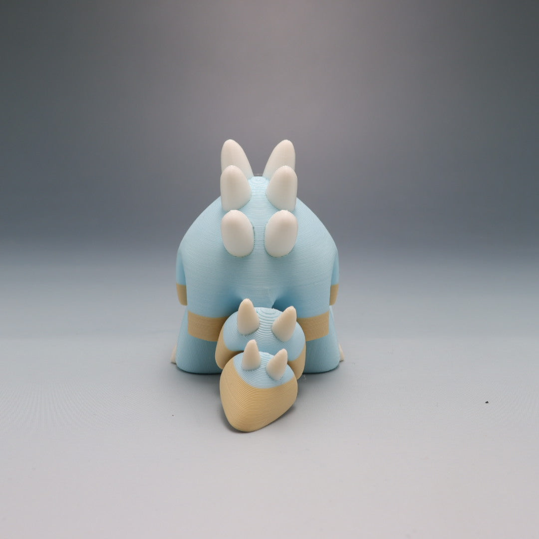 Stegosaurus Flexi Wobaloo — 3D Printed Articulated Dinosaur Fidget Toy | Aussie Fusion