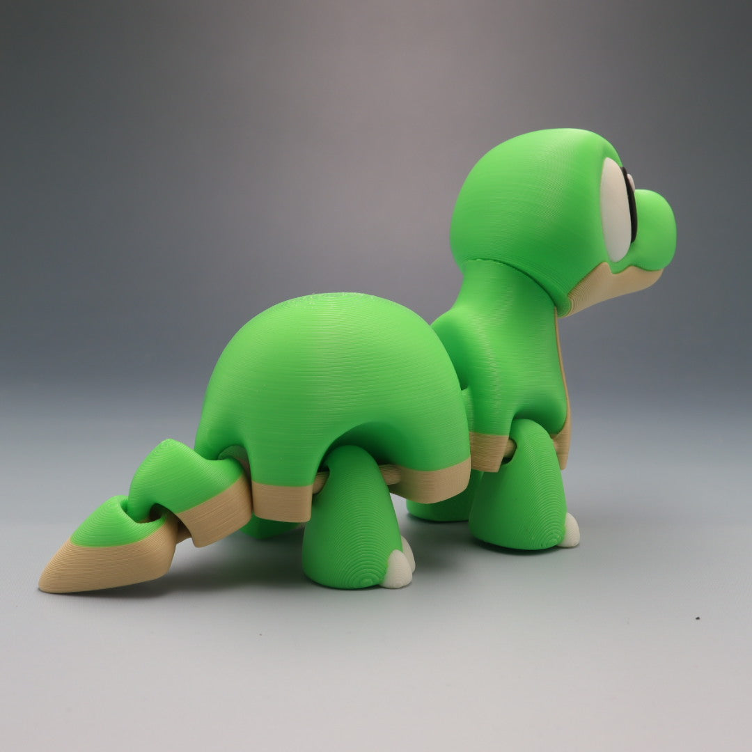 Brachiosaurus Flexi Wobaloo — 3D Printed Articulated Dinosaur Fidget Toy | Aussie Fusion