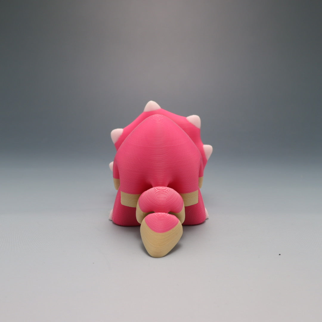 Triceratops Flexi Wobaloo — 3D Printed Articulated Dinosaur Fidget Toy | Aussie Fusion