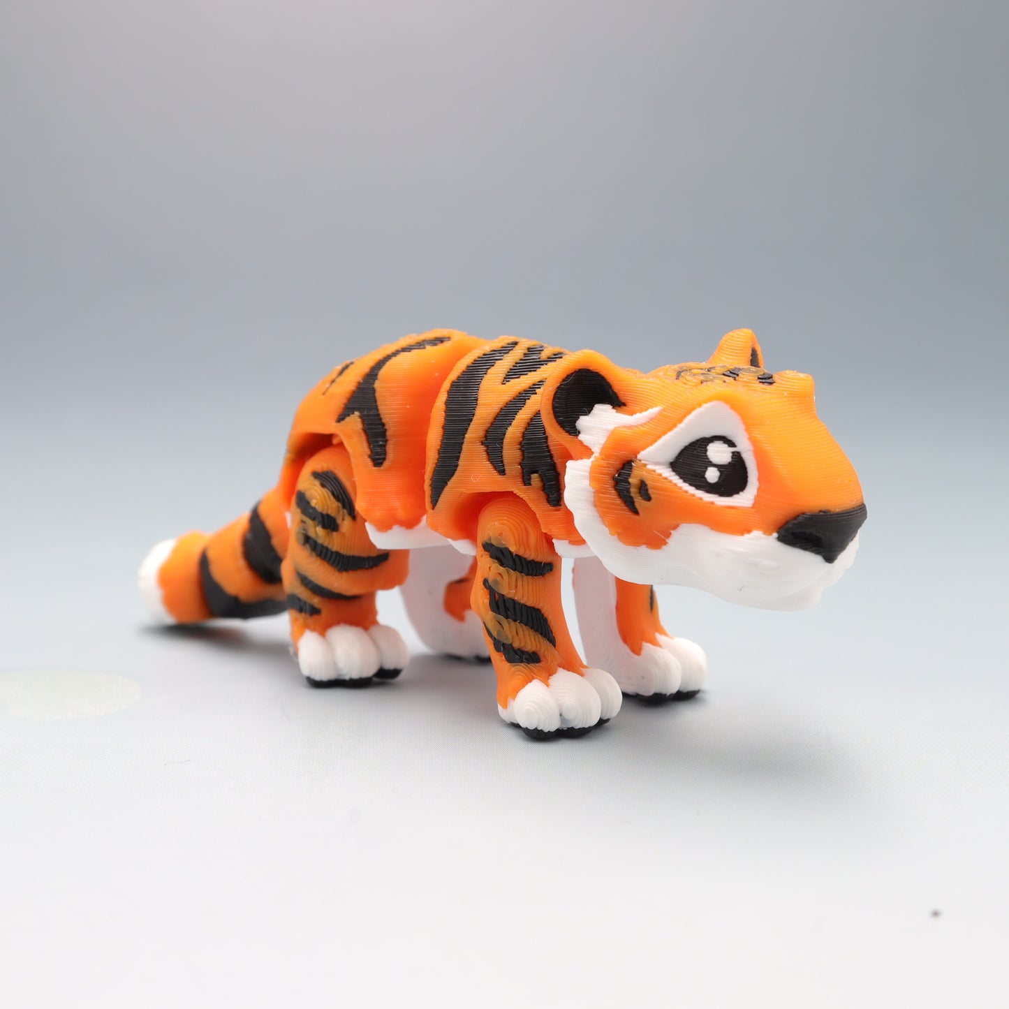 Tiger Flexi Wobaloo — 3D Printed Articulated Fidget Toy | Aussie Fusion