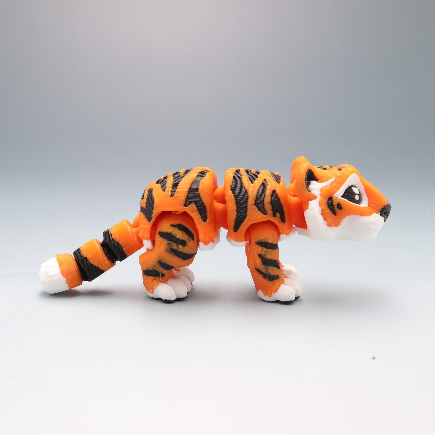 Tiger Flexi Wobaloo — 3D Printed Articulated Fidget Toy | Aussie Fusion