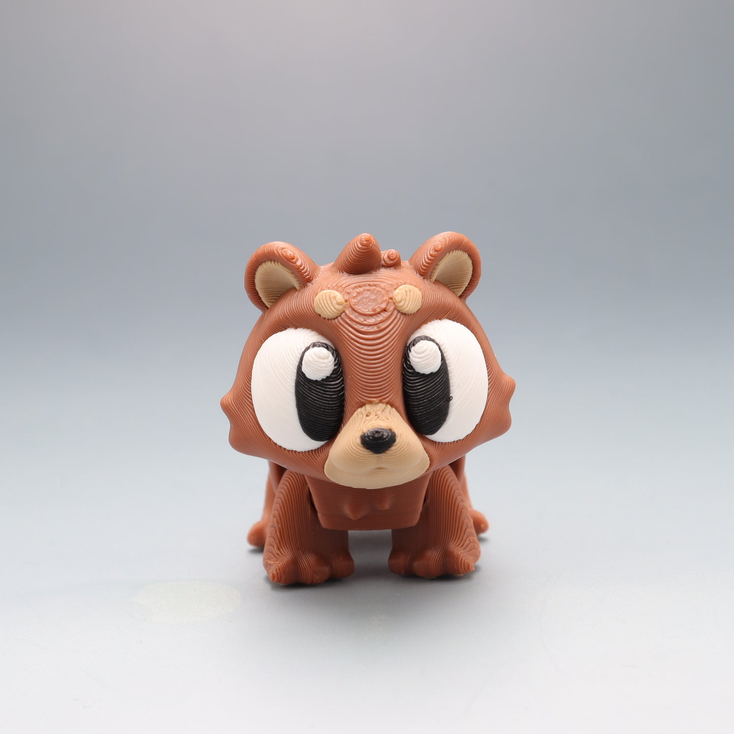 Brown Bear Flexi Wobaloo — 3D Printed Articulated Fidget Toy | Aussie Fusion