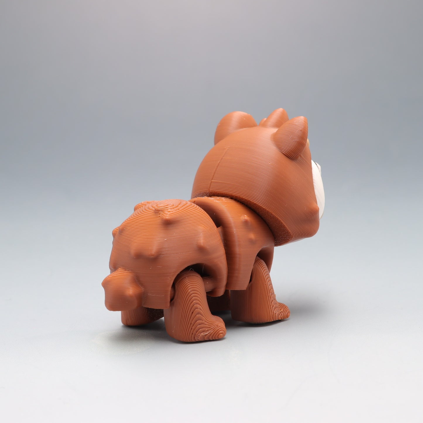 Brown Bear Flexi Wobaloo — 3D Printed Articulated Fidget Toy | Aussie Fusion