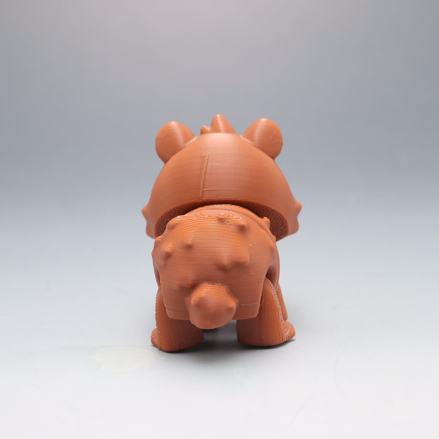 Brown Bear Flexi Wobaloo — 3D Printed Articulated Fidget Toy | Aussie Fusion