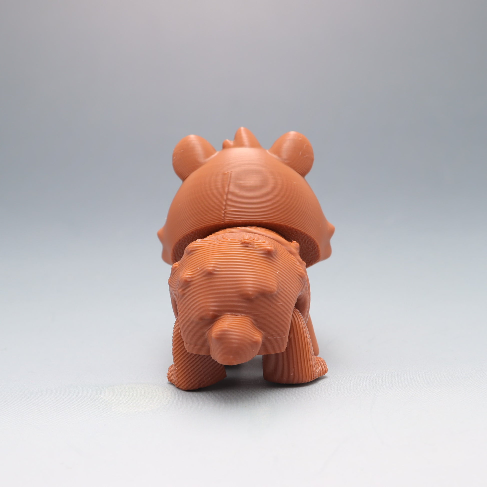 Brown Bear Flexi Wobaloo — 3D Printed Articulated Fidget Toy | Aussie Fusion