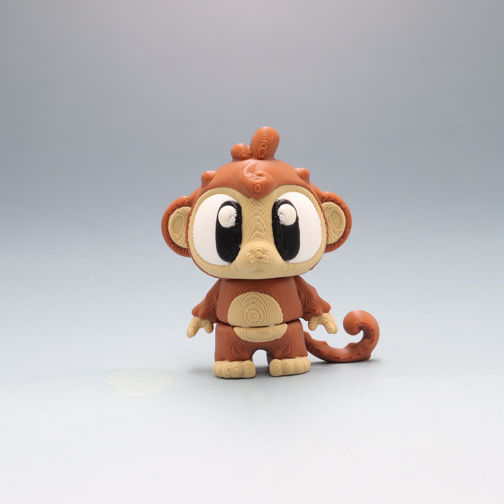 Monkey Flexi Wobaloo — 3D Printed Articulated Fidget Toy | Aussie Fusion