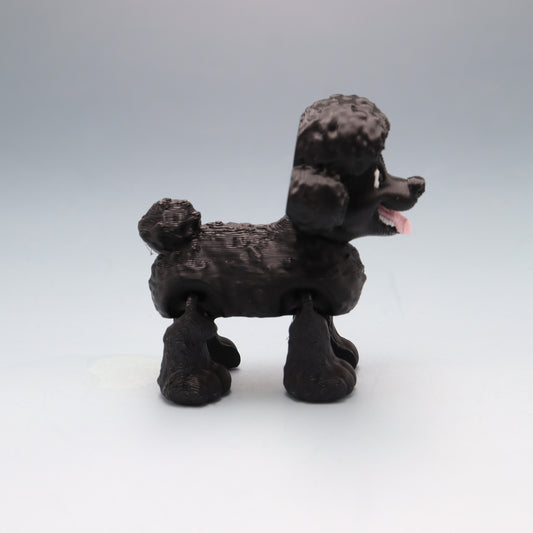 Poodle Flexi Wobaloo — 3D Printed Articulated Dog Fidget Toy | Aussie Fusion