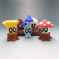 Plant, Flower and Mushroom Desk Buddy