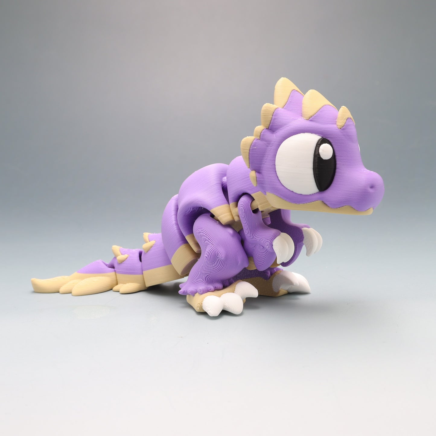 Feather Raptor Flexi Wobaloo — 3D Printed Articulated Dinosaur Fidget Toy | Aussie Fusion