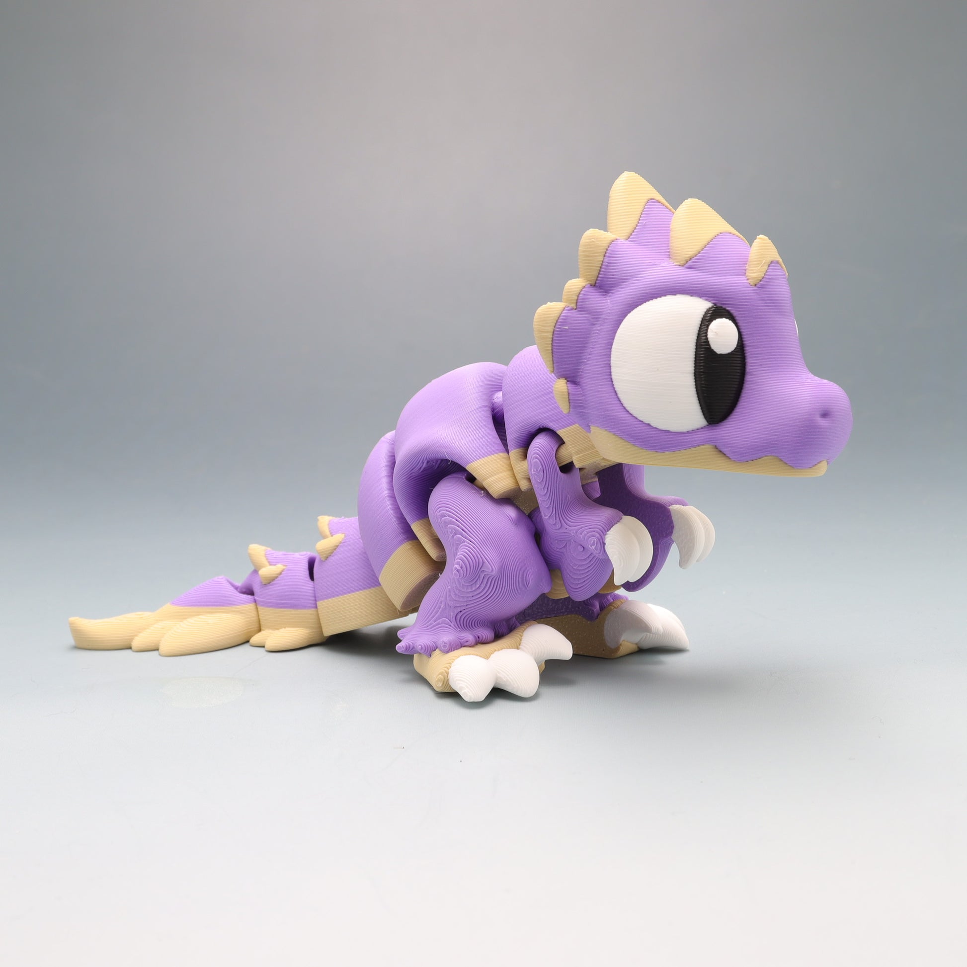 Feather Raptor Flexi Wobaloo — 3D Printed Articulated Dinosaur Fidget Toy | Aussie Fusion