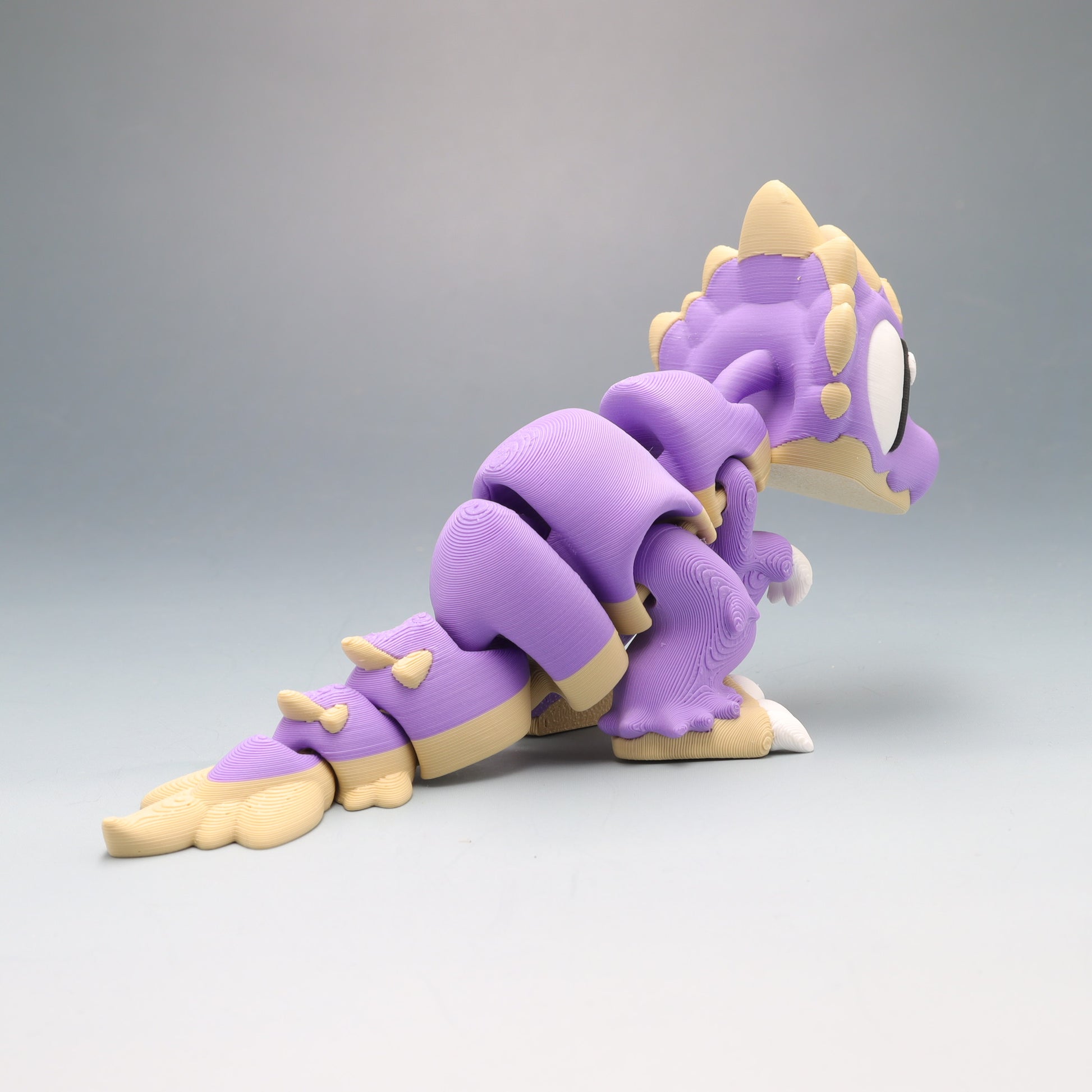 Feather Raptor Flexi Wobaloo — 3D Printed Articulated Dinosaur Fidget Toy | Aussie Fusion