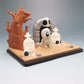 Skeleton Graveyard Playset
