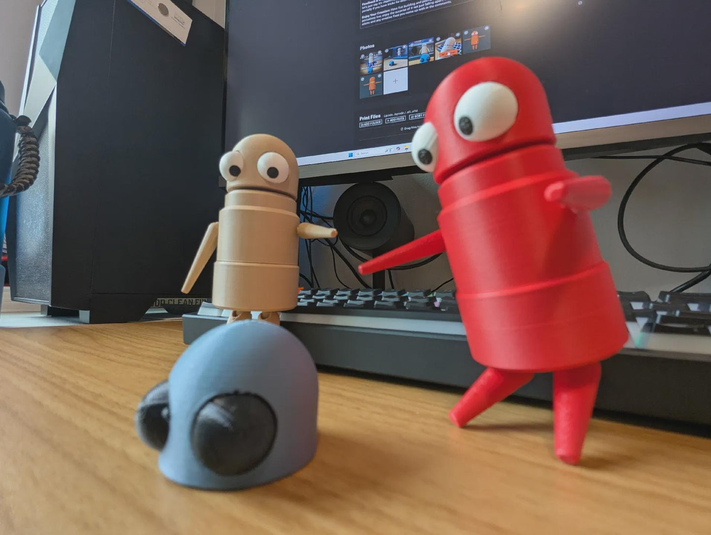 REPO Posable Robot: Interactive Push-Down Action Toy